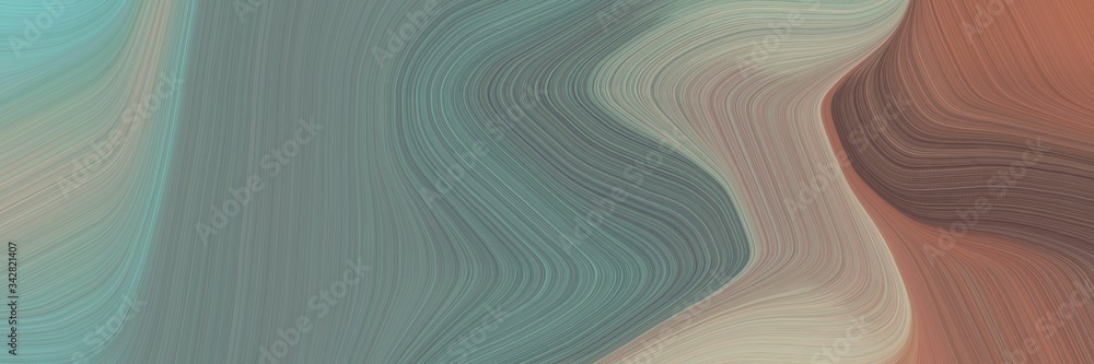 Aufkleber abstract artistic banner with gray gray, dark gray and old mauve colors. fluid curved lines with dyn
