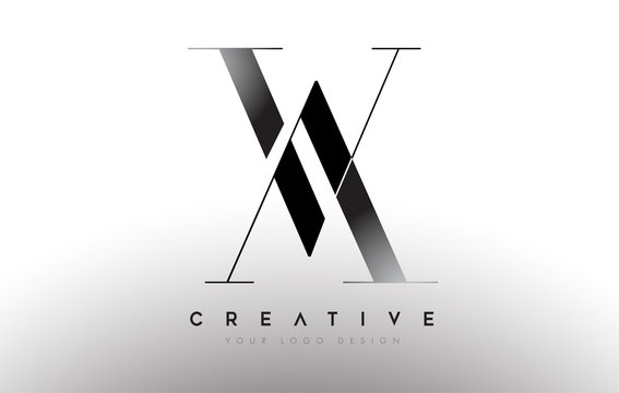 AV VA letter design logo logotype icon concept with serif font and classic elegant style look vector