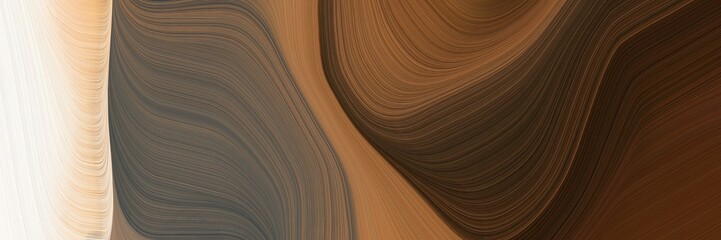 abstract flowing banner with old mauve, bisque and very dark red colors. fluid curved flowing waves and curves