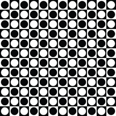 Alternating dots seamless geometric pattern design