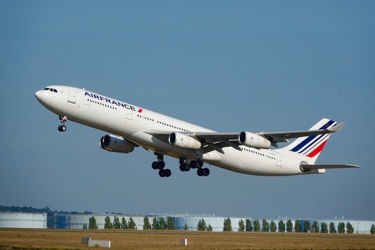 air france a340 d&eacute;collage