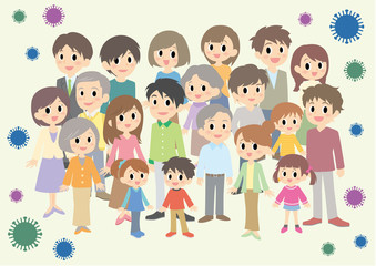 3つの密　密集場所