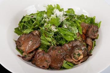 oyster mushroom vegetable salad