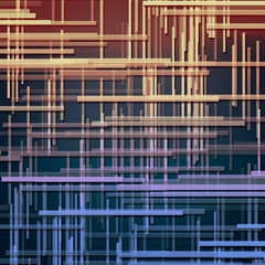 Obraz premium Simple multicolored geometric background. Square orientation.