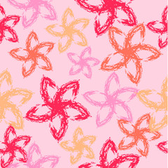 a bright seamless pattern of watercolor brushstrokes for backgrounds and fabrics