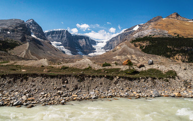 Columbia Icefield view, Jasper National Park, Alberta, Canada