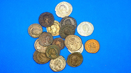 Monedas Romanas. Antigua Roma. Denarios, Antoninianos, Sestercios, dracmas. Monedas de plata y...