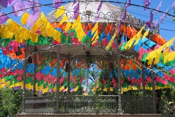 Fototapeta premium Summer kiosk in Mexico