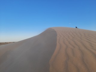 Traveling to sahara desert of Algeria in North Africa