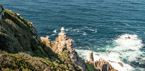 Old lighthouse at Cape Point (South Africa)