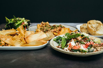 Homemade Italian Food Cuisine Items 