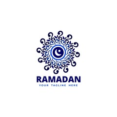 Fototapeta premium Ramadan Mandala Logo Template