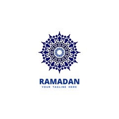 Ramadan Mandala Logo Template