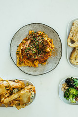 Homemade Italian Food Cuisine Items 