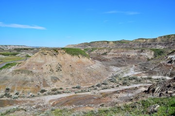Dinosaurs Trail , Drumheller  Canyon , Canada 