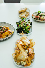 Homemade Italian Food Cuisine Items 