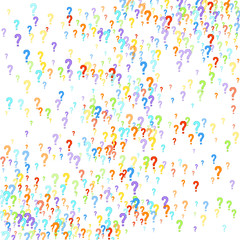 Question marks Quiz doubt survey faq public poll.