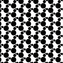 Patrón de burbujas negras