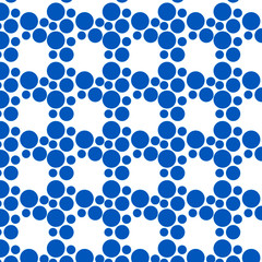 Patr&oacute;n de burbujas azules