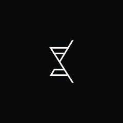 Minimal elegant monogram art logo. Outstanding professional trendy awesome artistic SK KS initial based Alphabet icon logo. Premium Business logo White color on black background