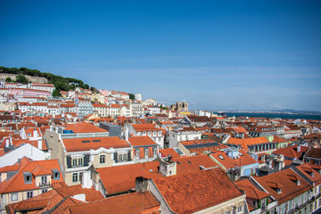 Obraz premium aerial view of lisbon portugal