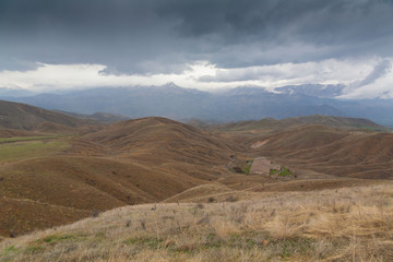 Fototapeta na wymiar Armenia. mountain landscape day!