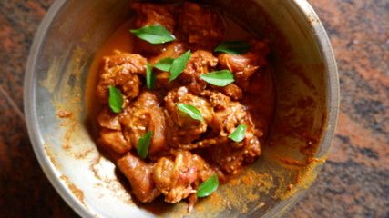 chicken pieces with masala  ,ready to cook