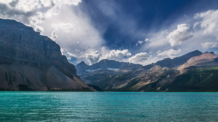 nature sceneries from the Athabaska riverbanks, Jasper, Alberta, Canada