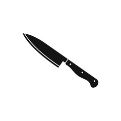 Knife icon flat vector illustration