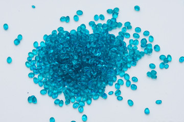 hydrogel colorful balls. Silica gel colorful balls,blue green silicone granules  ,