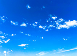 Naklejka na ściany i meble blue sky with some clouds