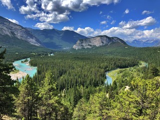 Bow Valley , Banff National Park , Canada 