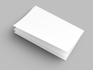 Empty paper sheets in A4 format. Ream of white paper.