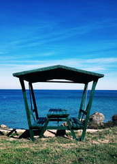 A bench by the sea. Şile