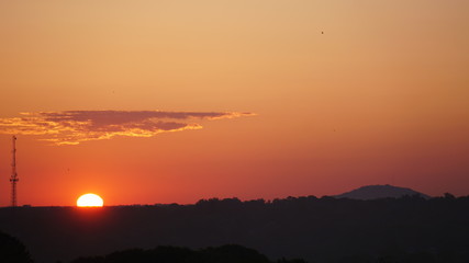 Sunrise Atlanta Stone mountain.