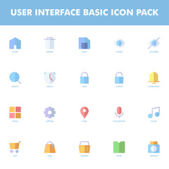 User interface icon pack isolated on white background. for your web site design, logo, app, UI. Vector graphics illustration and editable stroke. EPS 10.