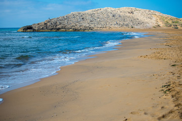 beach in the morning