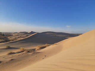 Obraz na płótnie Canvas Traveling to sahara desert of Algeria in North Africa