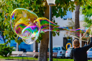 Canalejas Park in Alicante. Spain