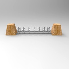 3d image of Bicycle Parking Manchester front view 10