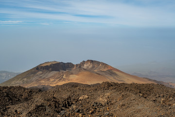 Nahaufnahme eines Vulkankraters auf Teneriffa © Filmteam Chemnitz