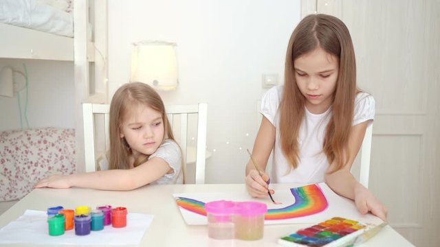 two sisters write stay at home. flashmob. rainbow.