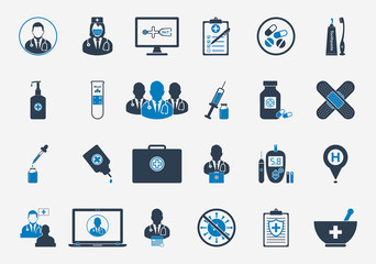 Healthcare and Medicine Icons.