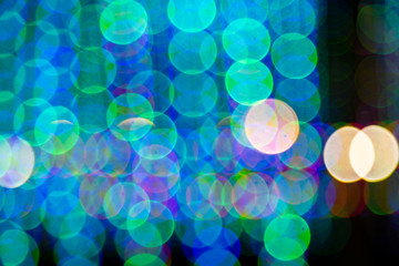 Abstract Blur Lighting Bokeh Texture Background.