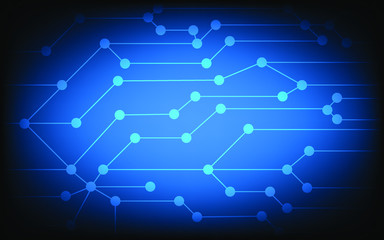 Technology lines on a black color background.