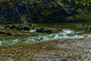 river in the Alps of Austria