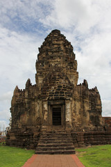 Monkey temple in Lopburi with stairs