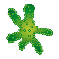 Isolated virus image