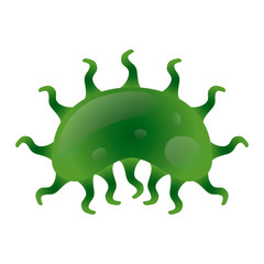 Fototapeta premium Isolated virus image