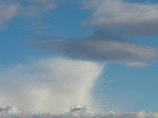 Fototapeta na wymiar blue sky background with white clouds. Cloudy